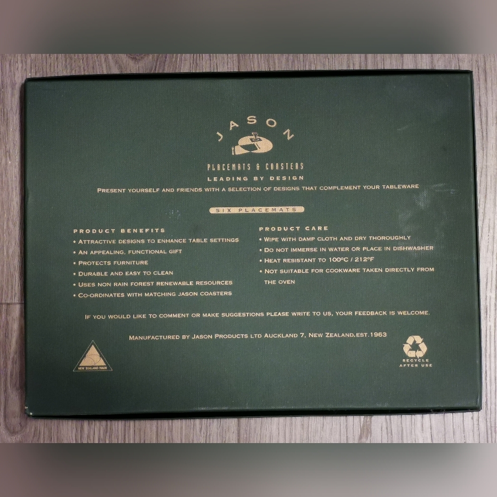 Jason Fish Placemats Set - "Underwater NZ" - Picture 2 of 10